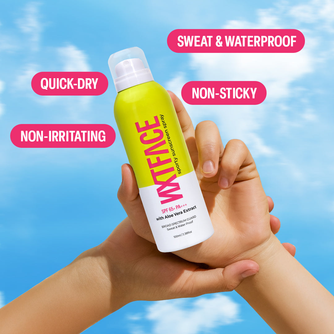 NXTFACE Sporty Sunscreen Spray - SPF 65+ PA++++ | 100ml image 3