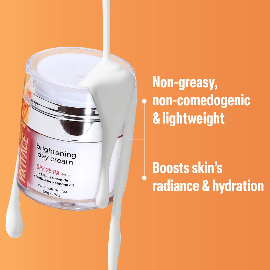 NXTFACE Brightening Day Cream - SPF 25 & PA+++ | 50g – Nxtface