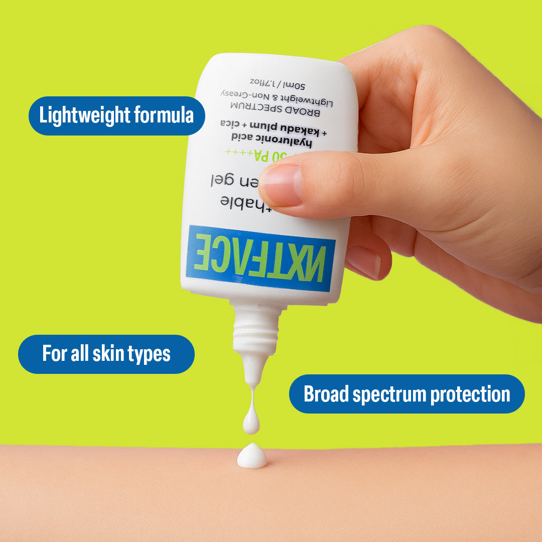 NXTFACE Breathable Sunscreen Gel - SPF 50 PA++++ | 50ml image 3