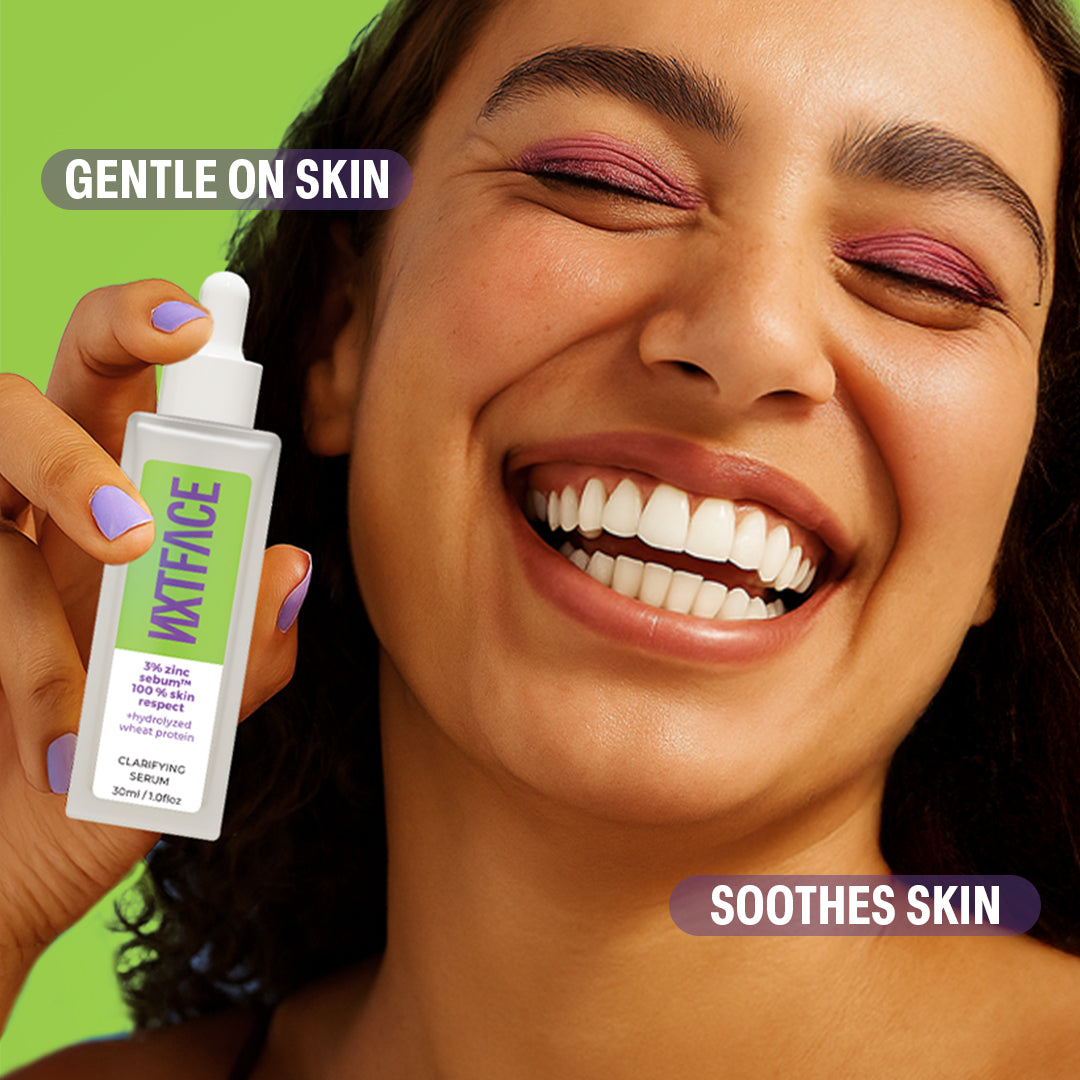 NXTFACE 3% Zinc Sebum - Clarifying Serum | 30ml image 3