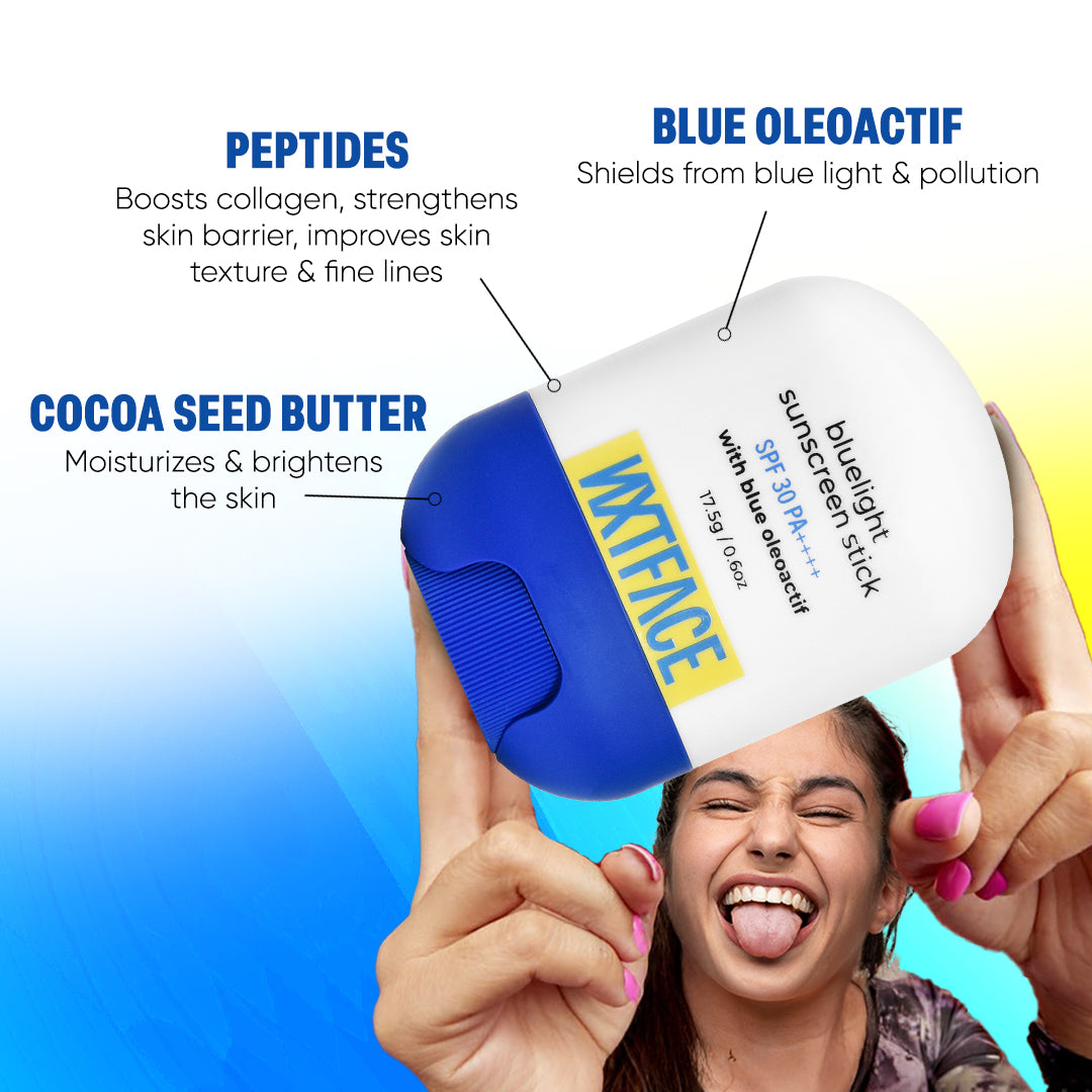 NXTFACE Bluelight Sunscreen Stick - SPF 30 PA++++ | 17.5g image 6
