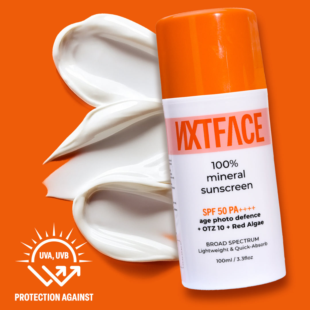 NXTFACE 100% Mineral Sunscreen - SPF 50 PA++++ | 100ml image 6