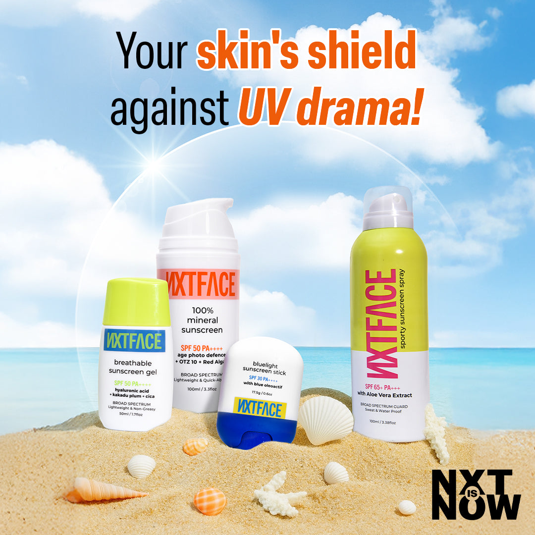 NXTFACE 100% Mineral Sunscreen - SPF 50 PA++++ | 100ml image 8
