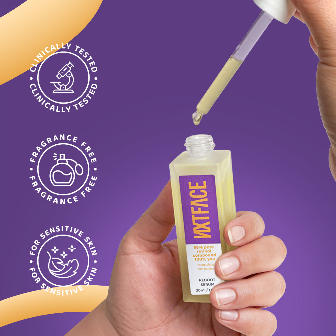 NXTFACE 1% Retinol Complex - Reboot Serum | 30ml image 8