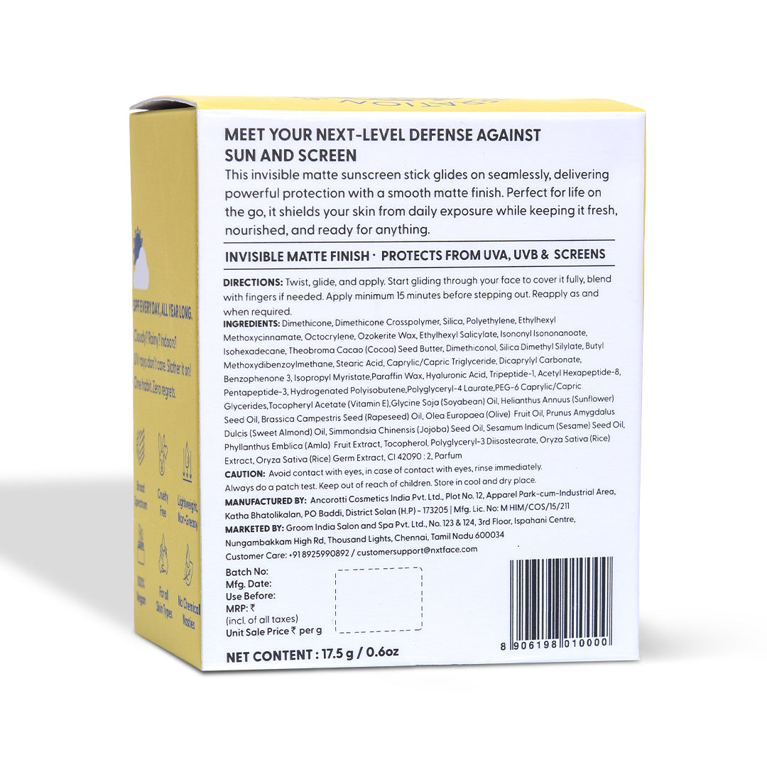 NXTFACE Bluelight Sunscreen Stick - SPF 30 PA++++ | 17.5g image 8