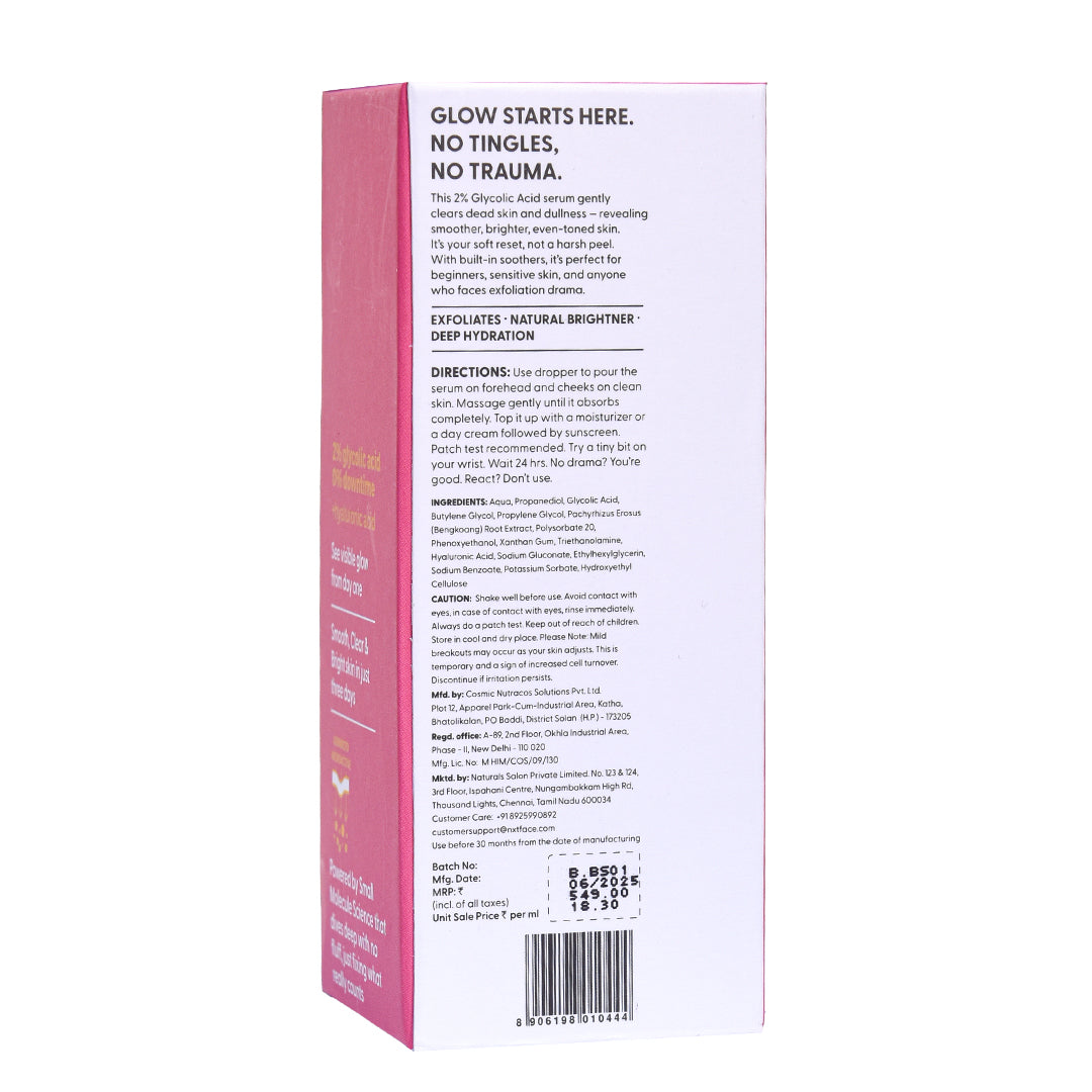NXTFACE 2% Glycolic Acid - Brightening Serum | 30ml image 11