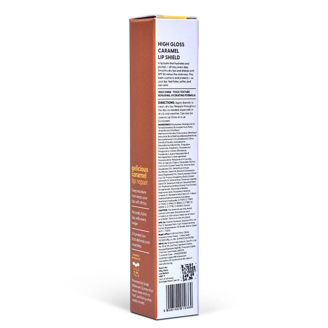 NXTFACE High Gloss loss Lip Shield Gelicious Caramel | 10ml image 4