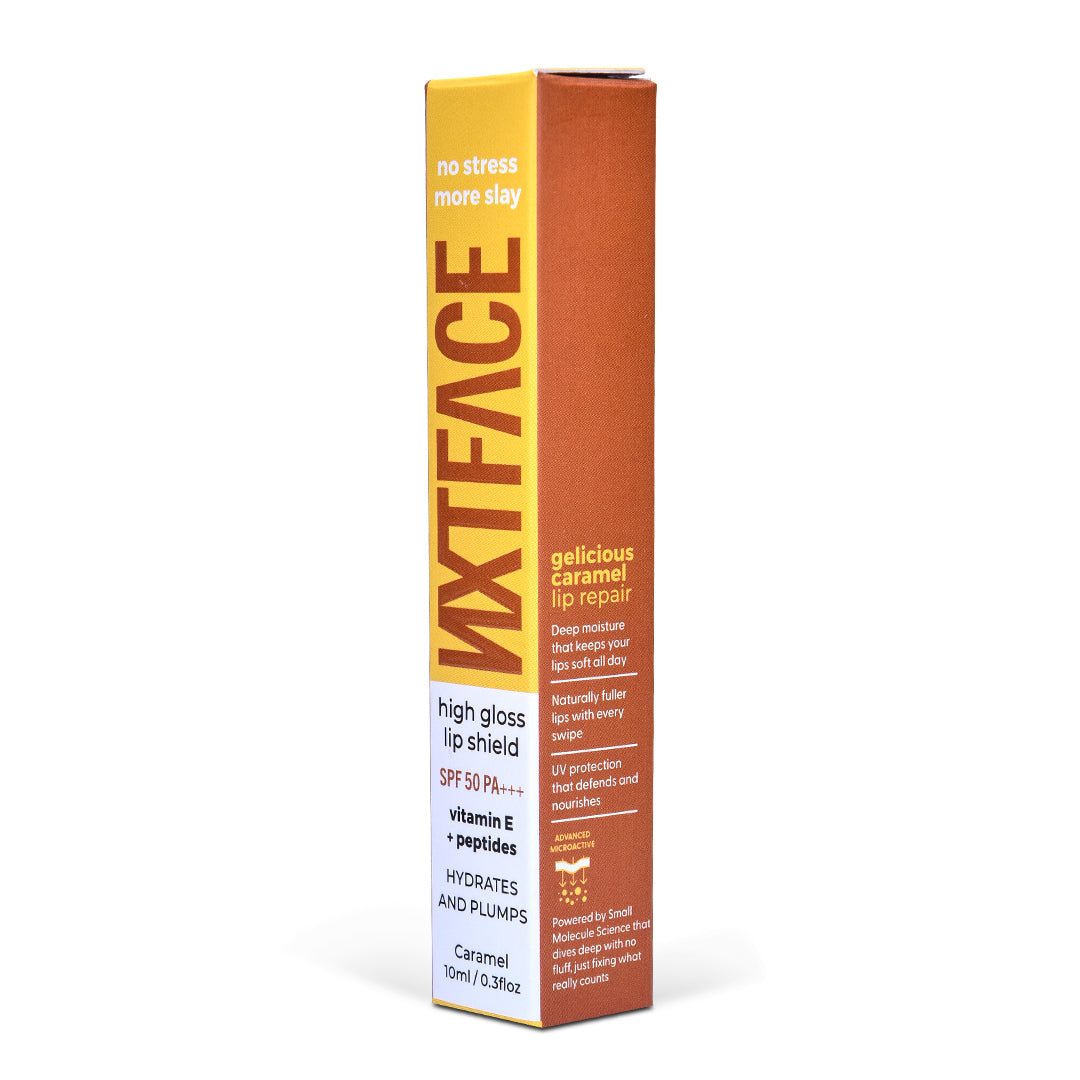 NXTFACE High Gloss loss Lip Shield Gelicious Caramel | 10ml
