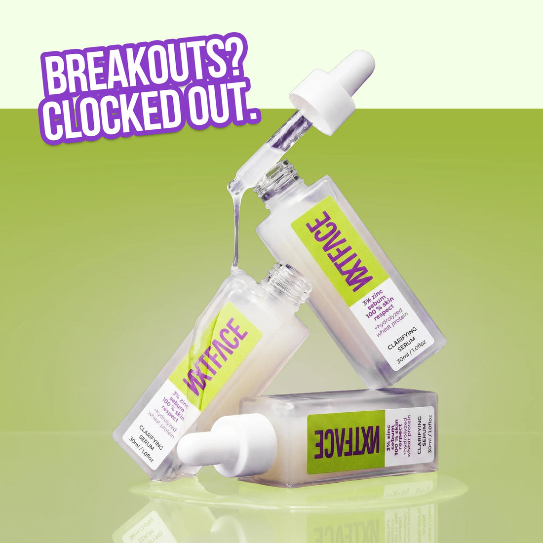 NXTFACE 3% Zinc Sebum - Clarifying Serum | 30ml