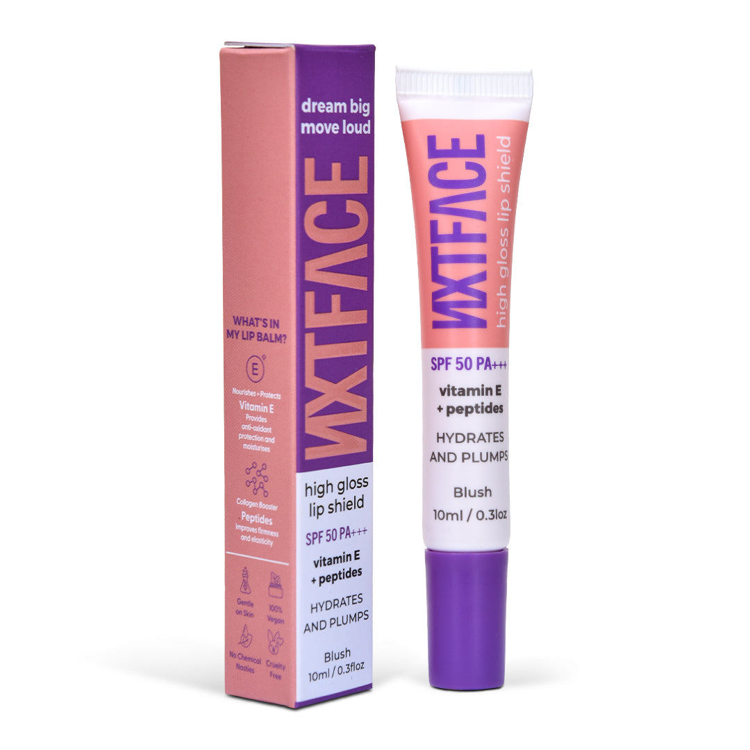 NXTFACE High Gloss Lip Shield Gelicious Blush | 10ml