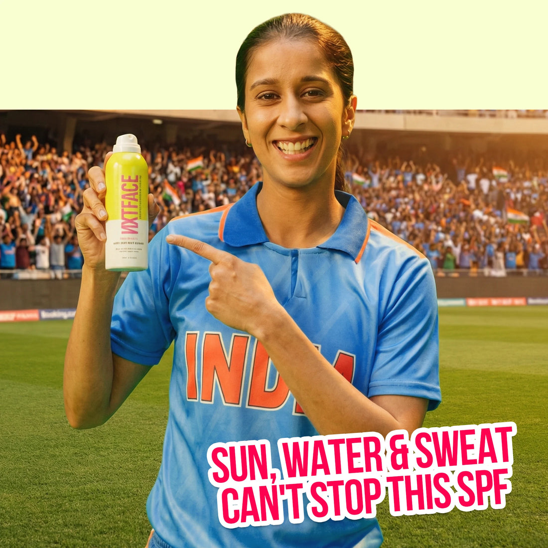 NXTFACE Sporty Sunscreen Spray - SPF 65+ PA++++ | 100ml