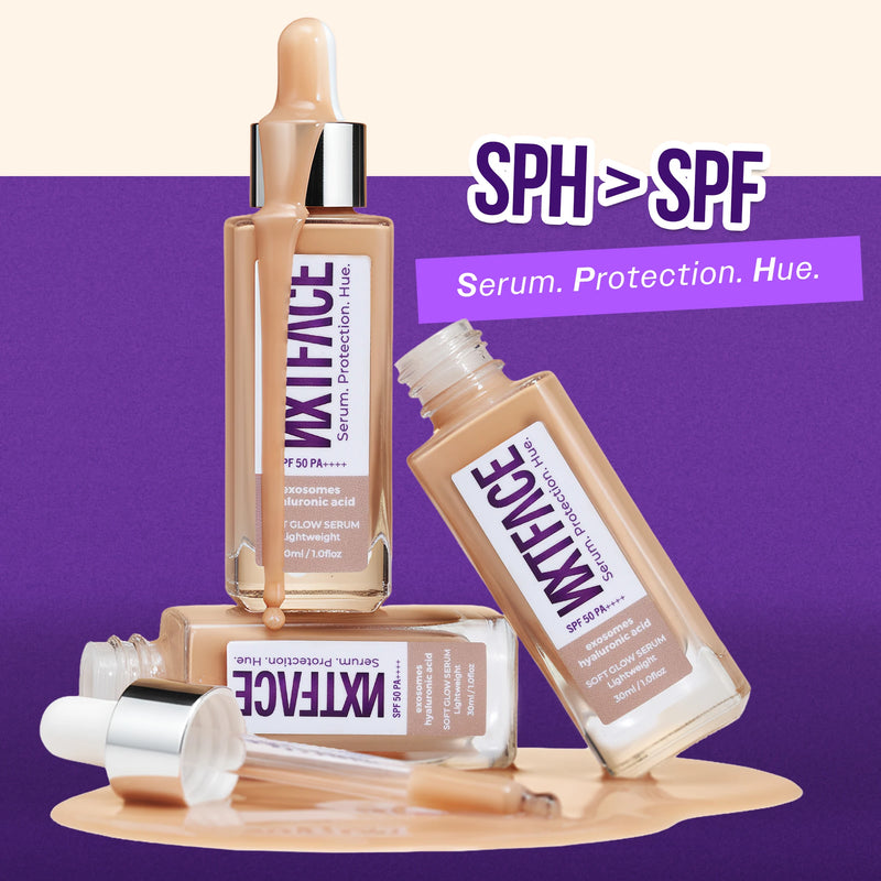 NXTFACE 3-in-1 Tinted Serum | SPF 50 & PA++++ | 30ml