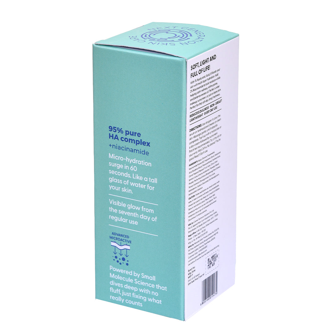 NXTFACE 1% HA and 2% Niacinamide - Hydrating Serum| 30ml image 11