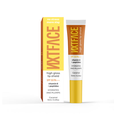 NXTFACE High Gloss loss Lip Shield Gelicious Caramel | 10ml